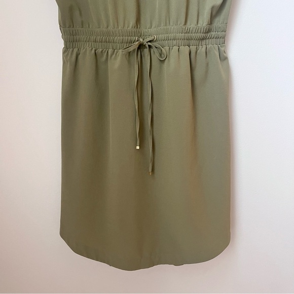 HYFVE Women's Olive Green Tie Waist Dress Size Medium - Picture 3 of 14